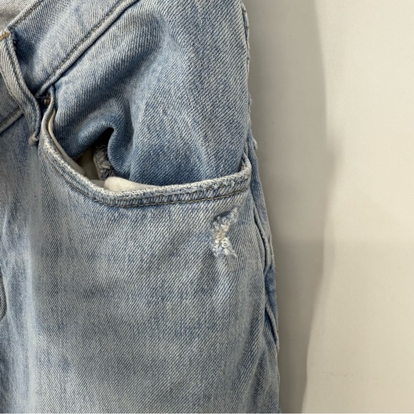 Abercrombie & Fitch The Dad High Rise curve love criss-cross waist jeans 8/29 - Picture 12 of 16